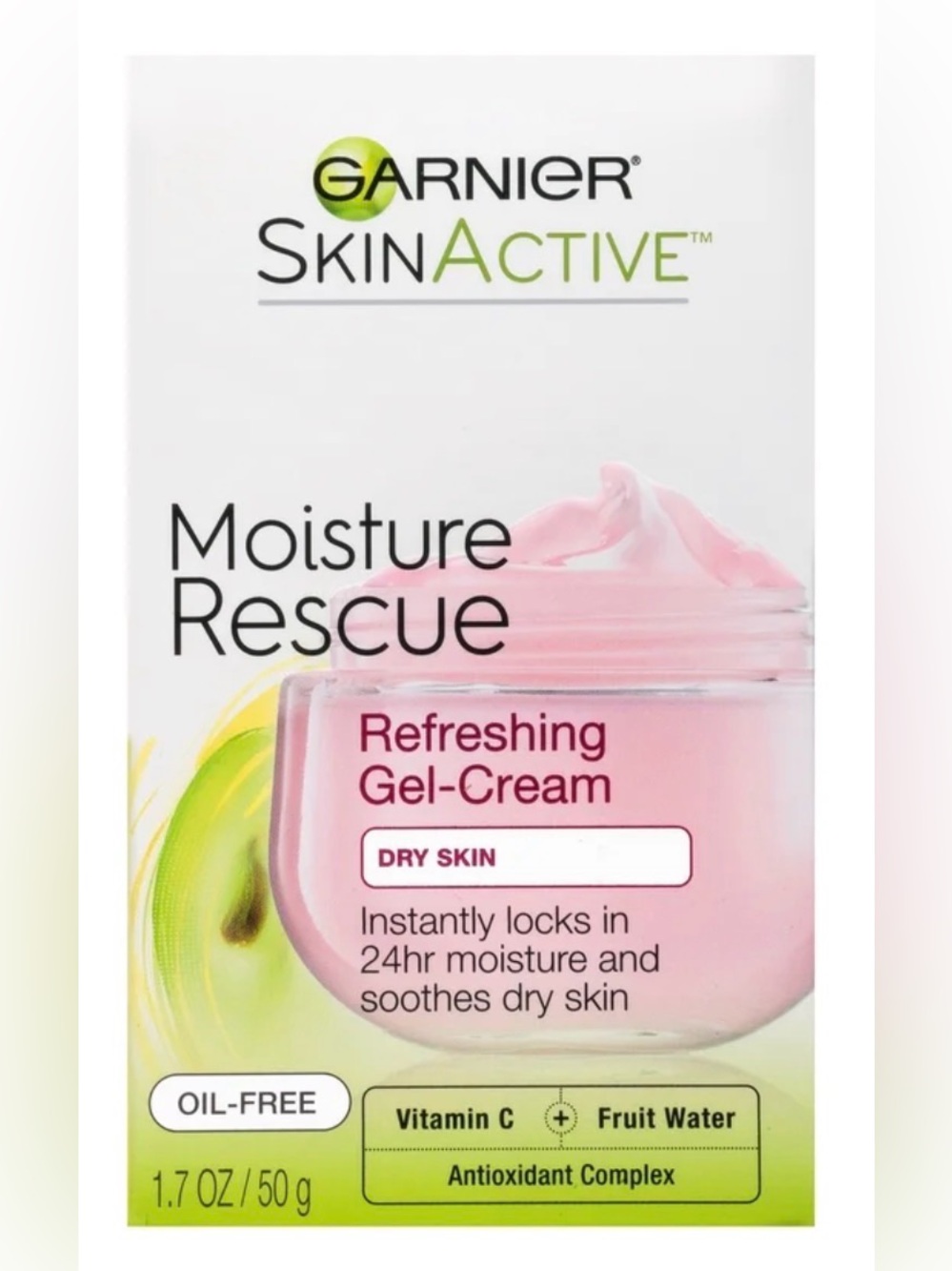 Garnier SkinActive Moisture Rescue Refreshing Gel Cream Dry Skin, 1.7 - Picture 5 of 6